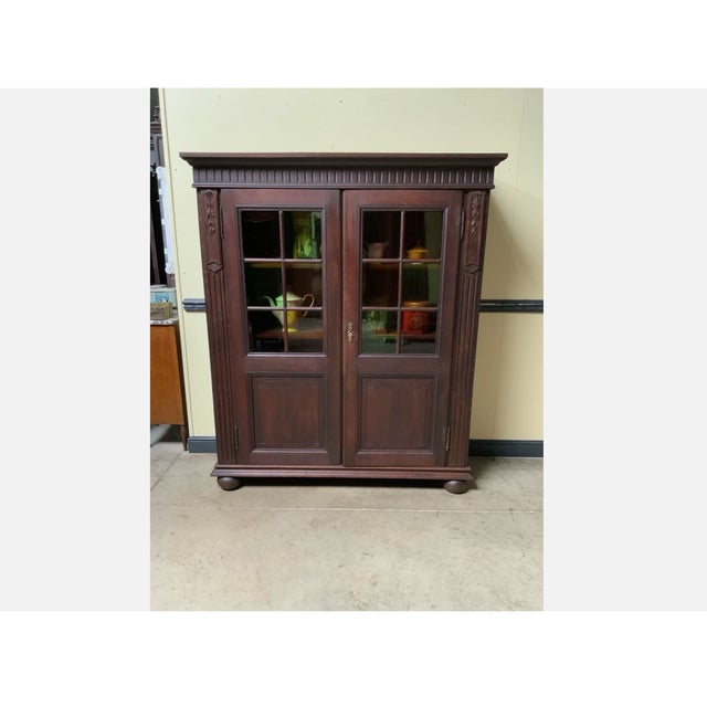 Antique Art Nouveau Display Cabinet, 1910 For Sale - Image 6 of 10