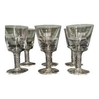 Vintage Limited Edition RMS Queen Elizabeth Commemorative Goblets - Set of 6 For Sale