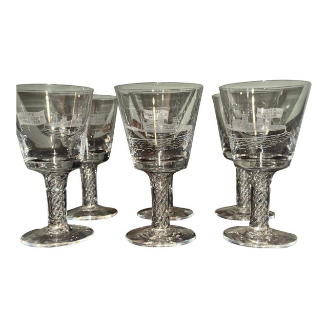 Vintage Limited Edition RMS Queen Elizabeth Commemorative Goblets - Set of 6 For Sale