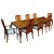 Queen Anne Set of 8 Vintage Queen Anne Solid Walnut and Cane High Back Dining Chairs Attributed to John Stuart for Mount Airy Furniture For Sale - Image 3 of 11