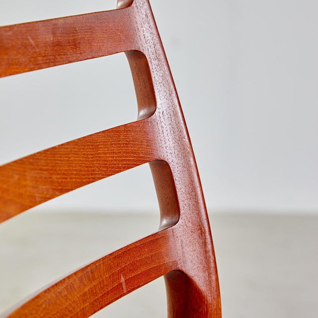 Wood Teak Model 78 Dining Chair by Niels O. Møller for J.L. Møllers, 1960s, Set of 4 For Sale - Image 7 of 10