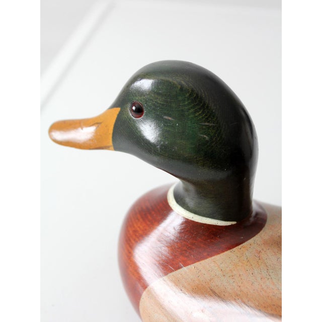 Vintage Bob May Mallard Duck Decoy For Sale - Image 10 of 14