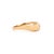 Metal Chic Gypsy Set Ruby Chunky 14k Yellow Gold Dome Ring Size 4 by VRJewels For Sale - Image 7 of 17