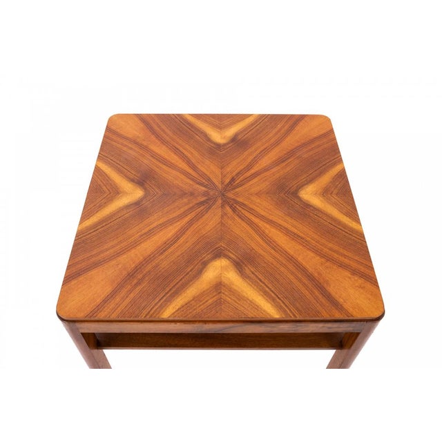 Art Deco Square Table, Poland, 1950s For Sale - Image 4 of 7