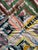Vintage Cotton Patchwork Quilt Queen Size Flannel Backing 88” X 62” For Sale In Philadelphia - Image 6 of 8