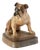 Mid 20th Century Italian Helmut Diller ANRI Carved Bulldog For Sale
