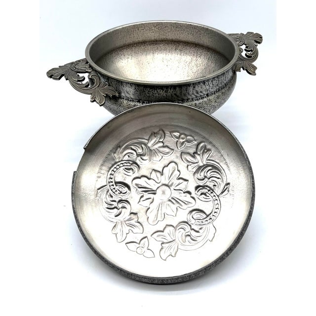 Large Tin Soup Tureen with Lid and Ladle from Pewter Mastad, Norway, 1950s, Set of 2 For Sale - Image 15 of 18