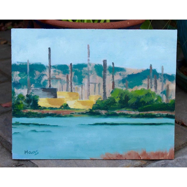 Contemporary Refinery, Contemporary Modern Oil Landscape For Sale - Image 3 of 8