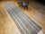 Vintage American Amish Rag Runner, Handwoven Stripe Pattern, Green & Yellow, 3x16 For Sale In Chicago - Image 6 of 18