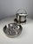 Original danish stelton bar set from the iconic cylinda-line collection, designed by arne jacobsen, one of the most...
