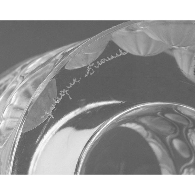 Transparent Lalique Crystal "Toyko" Smoking Set, 2 Pcs. For Sale - Image 8 of 13