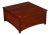 Stickley Harvey Ellis Square Cherry Storage Cocktail Table For Sale