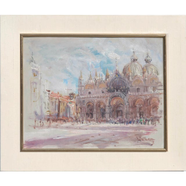 Early 20th Century St. Mark's Basilica Landscape For Sale - Image 4 of 4