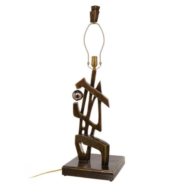 Contemporary Modernist Abstract Table Lamp For Sale - Image 13 of 13