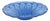 Vintage French Fruit Bowl in Blue Pressed Glass, 1960s For Sale
