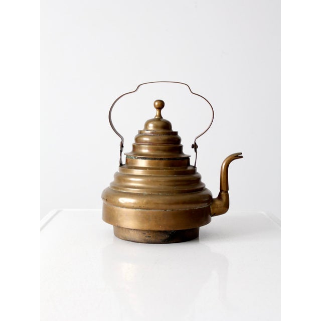 Antique Brass Teapot Chairish