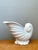 Vintage White Nautilus Form Ceramic Vase For Sale - Image 10 of 16