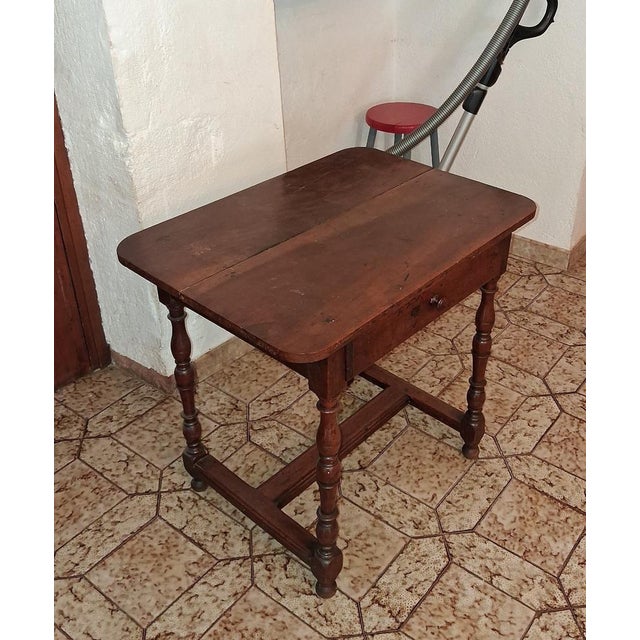 Louis XIII Walnut Cabaret Table For Sale - Image 4 of 8