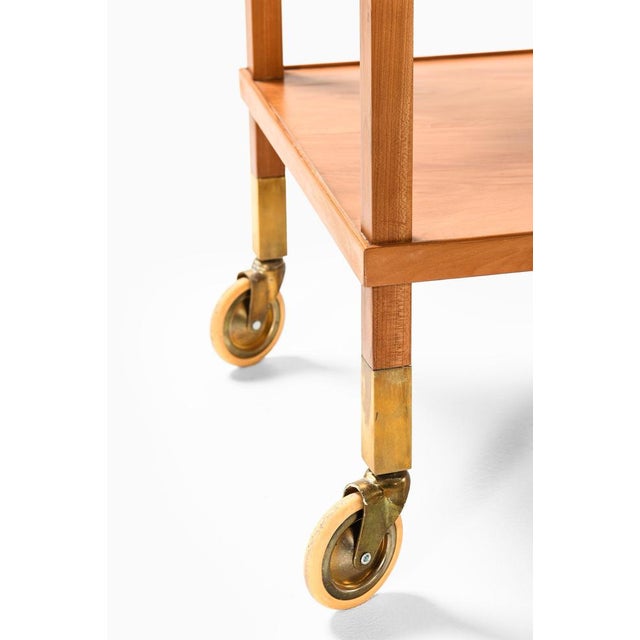 This rare trolley, model 470, was designed by josef frank and produced by svenskt tenn in sweden during the 1950s. The...