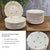 Earthenware dinner service from the Digoin Sarreguemines factory - 33 pieces. This piece has an attribution mark, I am...