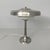 Italian Art Deco Table Lamp in Aluminum and Opaline Glass, 1940s For Sale - Image 3 of 18