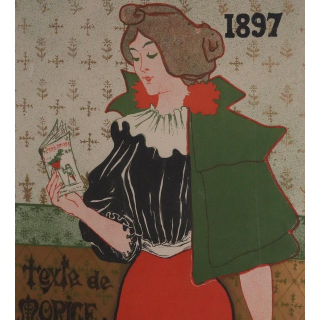 Gustave Marie, The Painter and the Print Collector, Original Signed Lithograph For Sale - Image 9 of 11