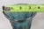 Glass Indiana Glass Iridescent Blue Harvest Grape Goblet 70s Carnival Glass Cup 4731b For Sale - Image 7 of 7