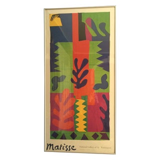 Framed Matisse La Vis, Poster 1977 For Sale