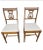 Set of Six 1930s Refinished Lyre-Back Mahogany and Upholstered Dining Chairs For Sale - Image 9 of 12