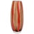Mid-Century Modern Murano Italian Glass Red & Purple Striped Vase For Sale - Image 13 of 13