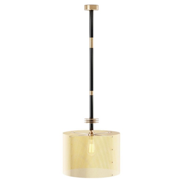 Dédale I Pendant Lamp in Brass with Steel and Aluminium by Marine Breynaert For Sale - Image 6 of 6