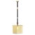 Dédale I Pendant Lamp in Brass with Steel and Aluminium by Marine Breynaert For Sale - Image 6 of 6