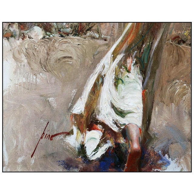 Late 20th Century Let's Go Home, Pino Daeni For Sale - Image 4 of 5