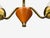 Cream 1950s Swedish Modern, Pendant Light, Brass, Glass, Teak For Sale - Image 8 of 10