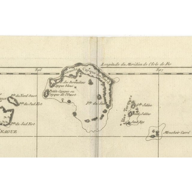 Map of French and Spanish Antilles with Hispaniola St Domingue by Rigobert Bonne, 1780s For Sale - Image 4 of 12
