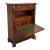 French Empire Mahogany Secretaire a Abattant With Marble Top, 19th Century For Sale