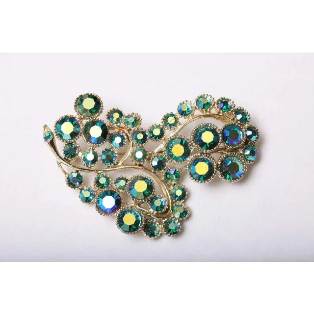 This is part of Chairish’s Costume Jewelry assortment. The luscious and stunning colors of this vintage pin are what makes...