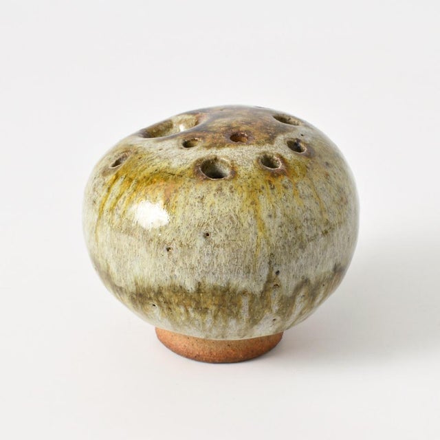 Ceramic Danish Studio Ceramic Vase by Erik Graeser, 1970s For Sale - Image 7 of 12
