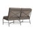 Not Yet Made - Made To Order Brown Jordan Venetian Armless Loveseat, Mica frame with Fusion Taupe fabric For Sale - Image 5 of 11