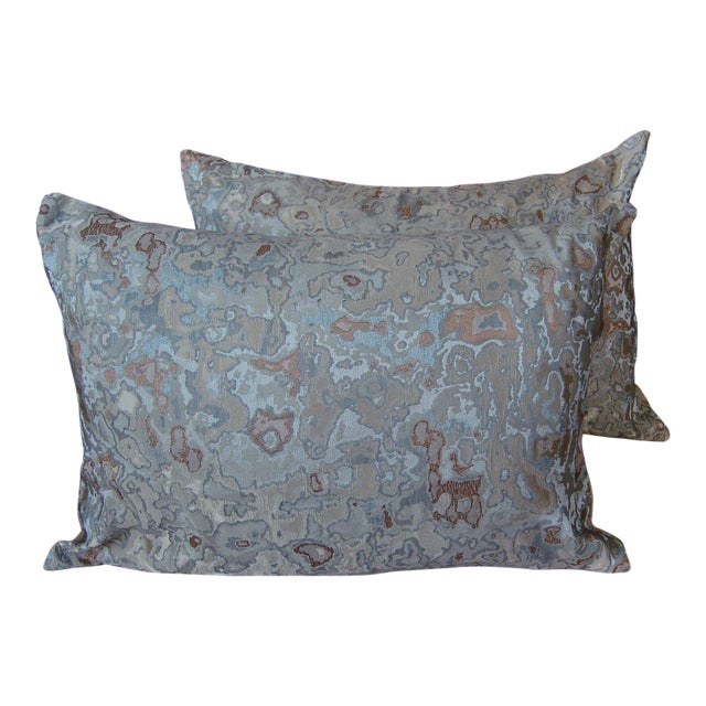 Crate Barrel Olicia 22 X 15 Jacquard Pillow Covers A Pair