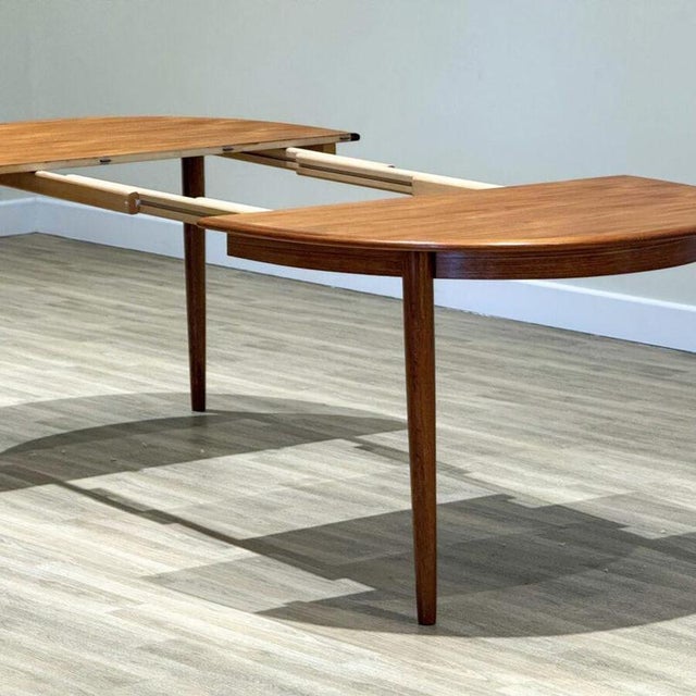 1960s Double Extending Dining Table by Johannes Andersen, Denmark 1960s For Sale - Image 5 of 14