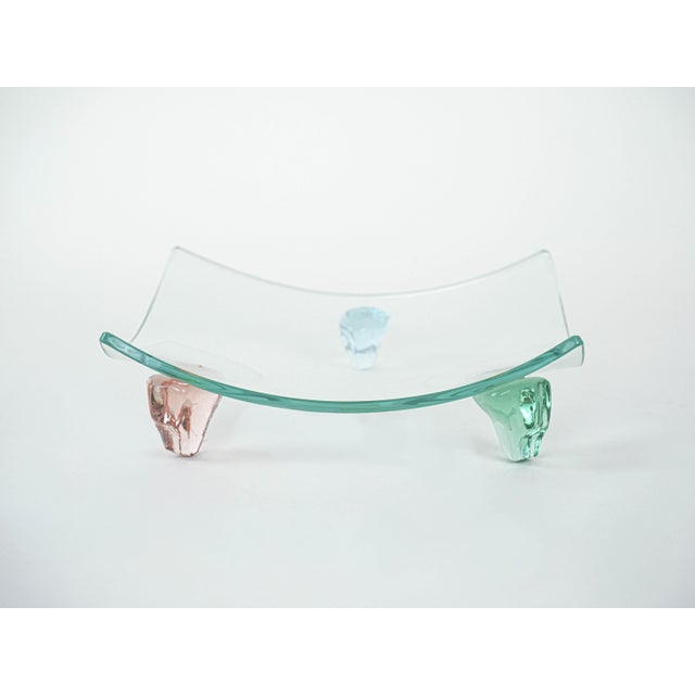 1970s Italian Glass Platter, 1970s For Sale - Image 5 of 7