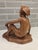 1950s 1950s Mid-Century Modern Realism Balinese Modernist "Seated Philosopher" Satinwood Sculpture For Sale - Image 5 of 12