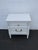 French Shabby Chic Painted Nightstand Side End Table 6571 For Sale In Miami - Image 6 of 11