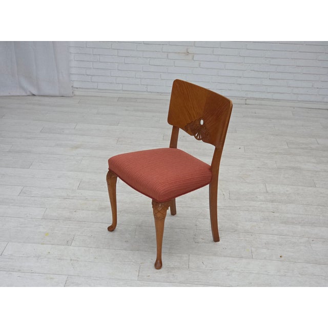 Vintage Danish Dining Chairs in Furniture Wool, 1950s, Set of 6 For Sale - Image 17 of 18