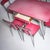 1960s Pink Formica Dining Set of Table and Chairs, Italy, 1960s, Set of 7 For Sale - Image 5 of 12