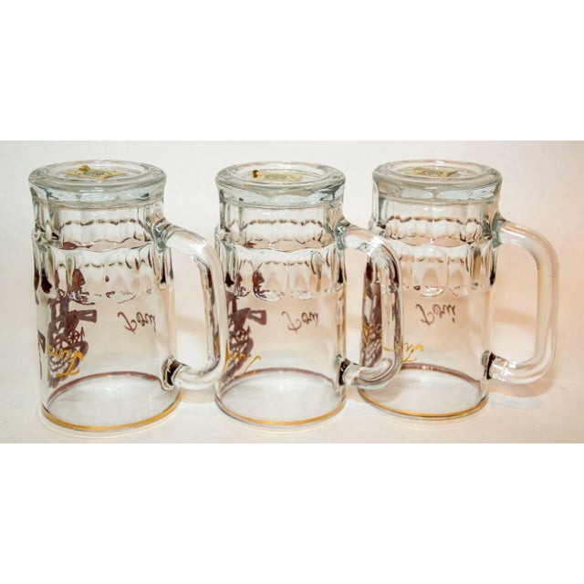 Vintage Artesania Tabuisa Mugs Set of 3 With Tumi Peruvian God Design For Sale - Image 12 of 13