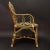Wood Marshan Rattan Arm Chair in Green By Creel and Gow For Sale - Image 7 of 8