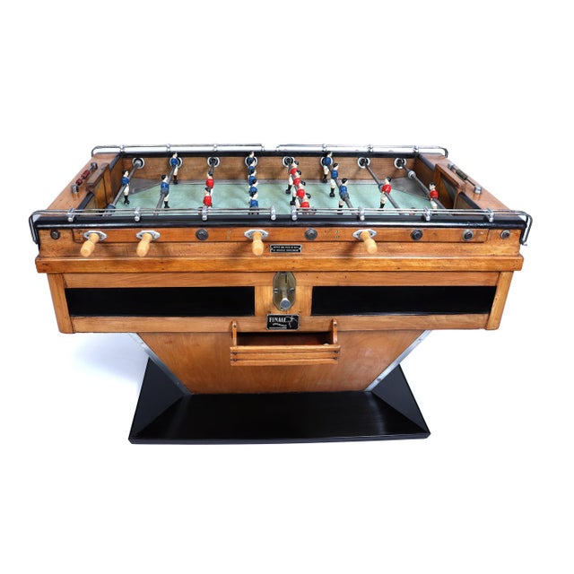 Art Deco French Babyfoot Football Game Table from Finale, 1950s, in Very Good conditions. Designed 1950 to 1959 This piece...