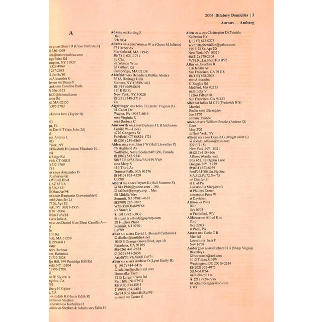 Social Register Summer 2004 - Including the Social Register Observer For Sale - Image 9 of 12